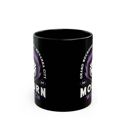Mourn Watch Emblem Black Mug