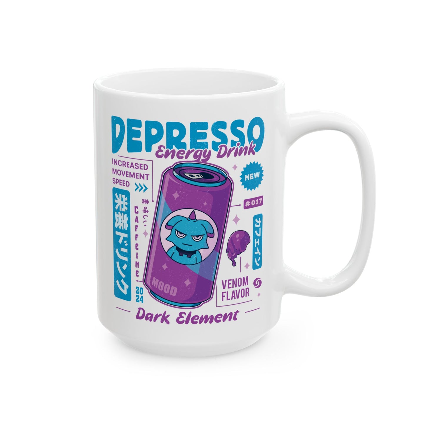 Depresso Energy Drink Ceramic Mug