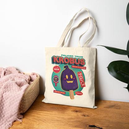 Krobus Ice Cream Canvas Tote Bag