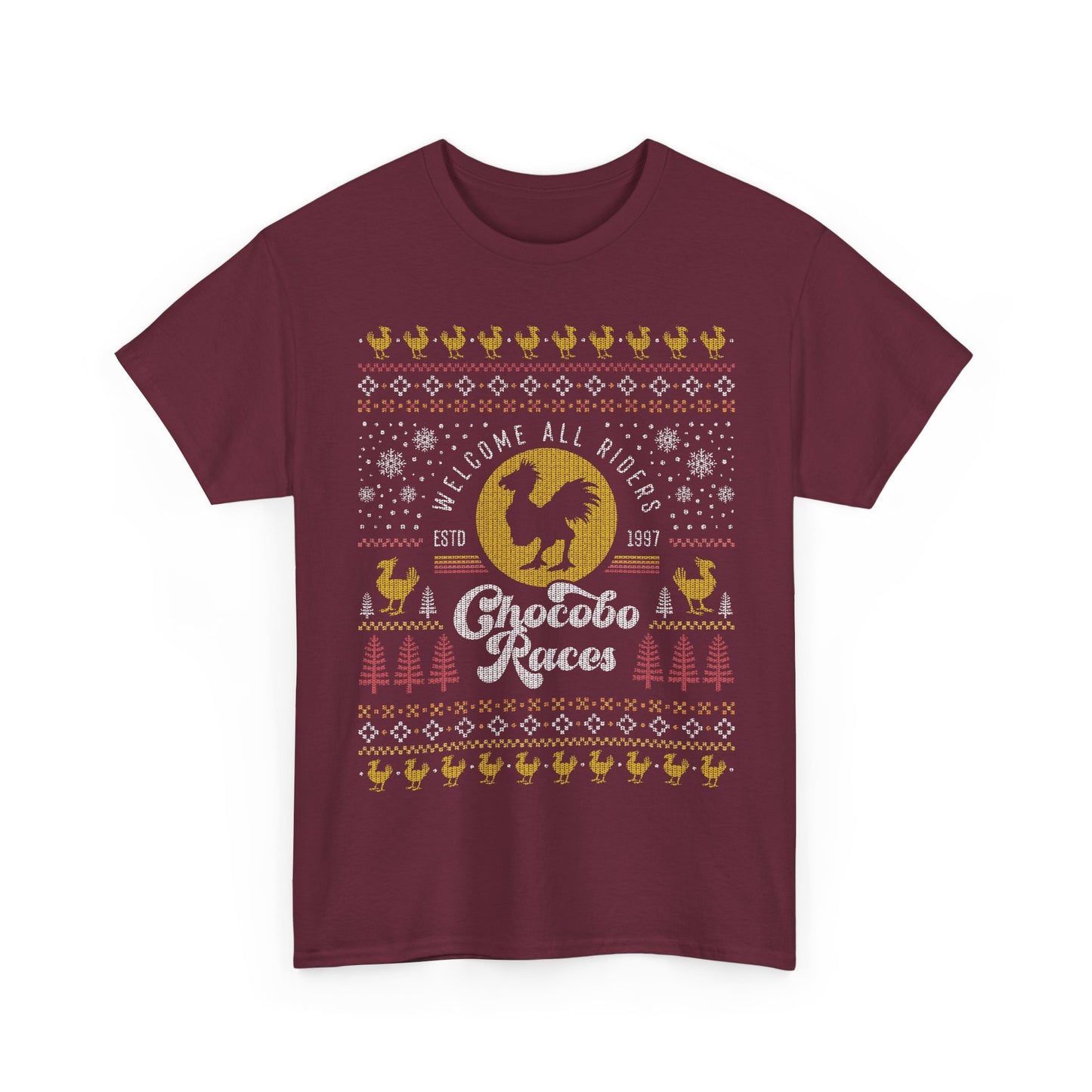 Chocobo Races Ugly Sweater Unisex T-Shirt