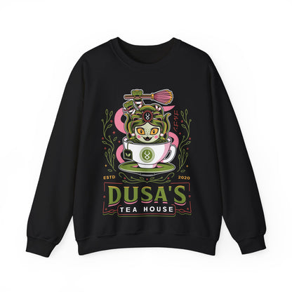 Dusa Green Tea Emblem Crewneck Sweatshirt