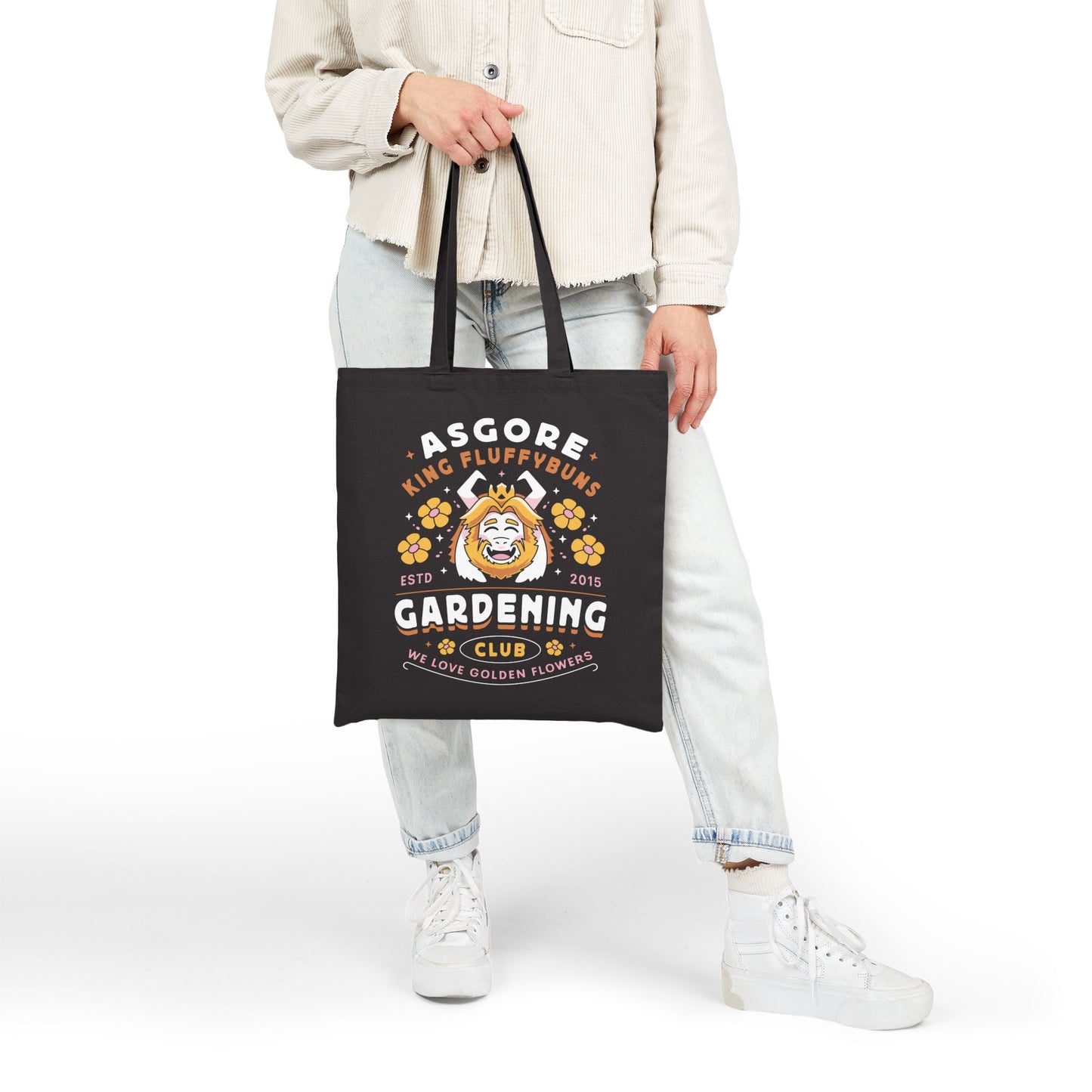 Asgore Gardening Club Cotton Canvas Tote Bag