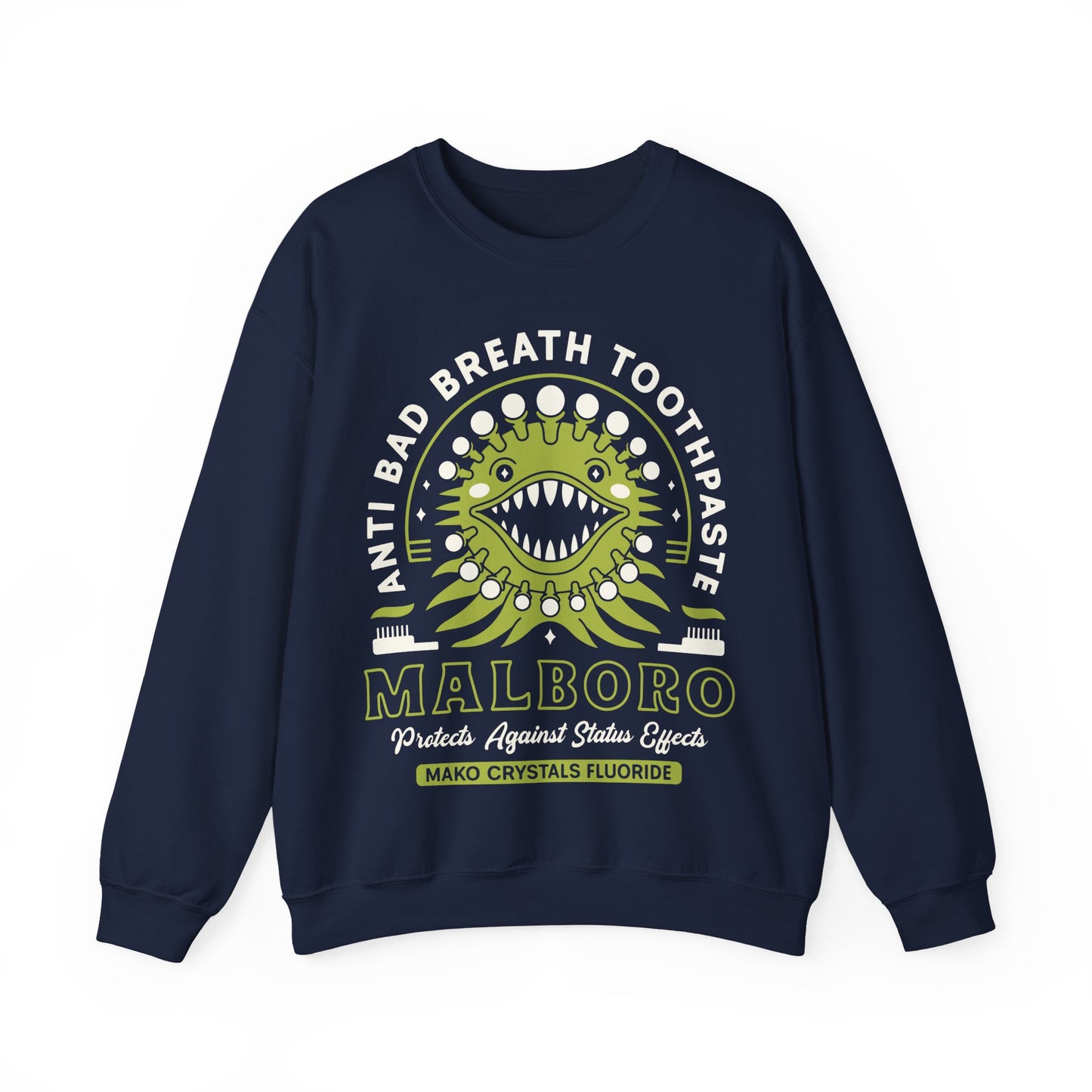 Malboro Toothpaste Emblem Unisex Crewneck Sweatshirt
