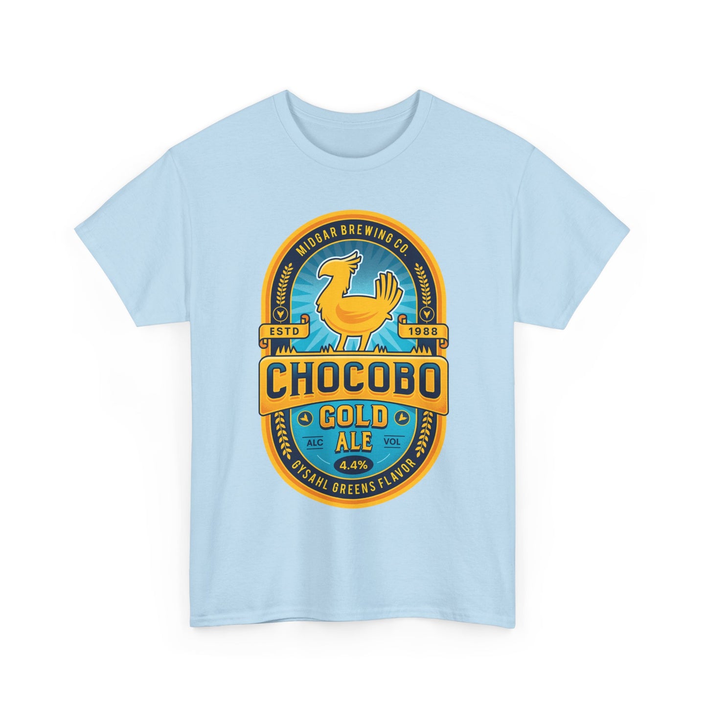 Chocobo Gold Beer Emblem Unisex T-Shirt