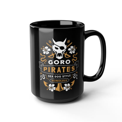 Sea Dog Style In Honolulu Black Mug