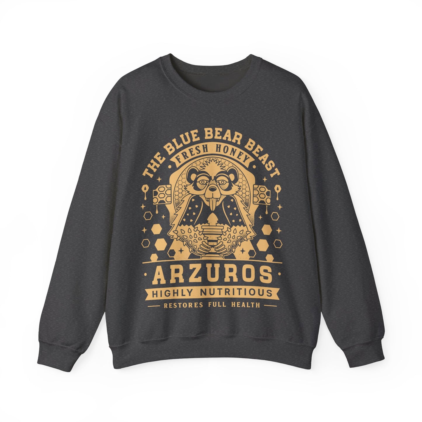 Arzuros Honey Vintage Crest Crewneck Sweatshirt