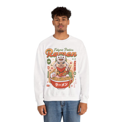 Felyne Palico Ramen Unisex Crewneck Sweatshirt