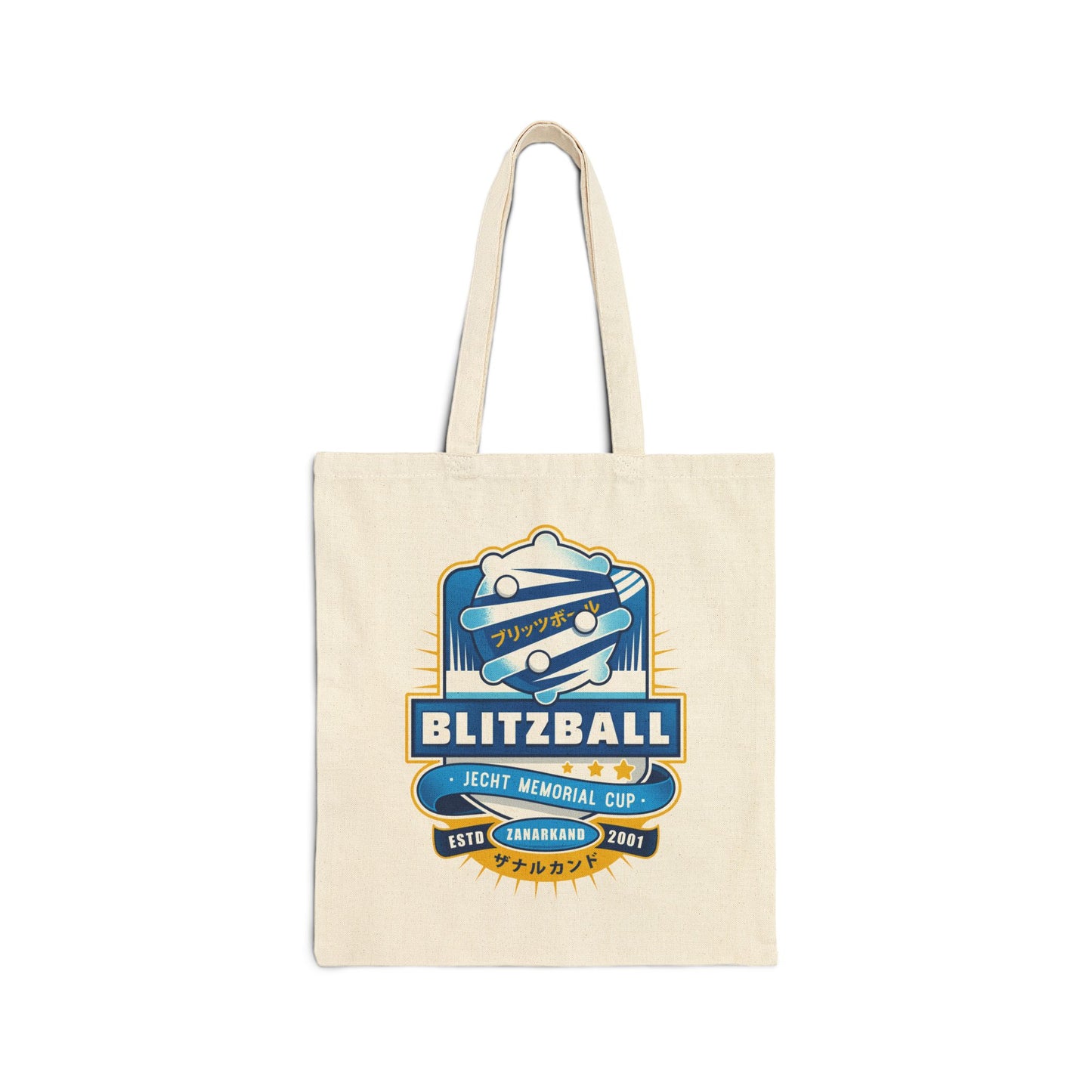 Blitzball Zanarkand Emblem Cotton Canvas Tote Bag