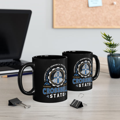 Crossbell State Crest Black Mug