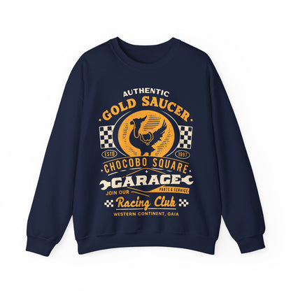 Gold Saucer Garage Vintage Crewneck Sweatshirt