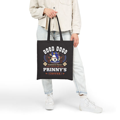 Prinny Dood Coffee Emblem Canvas Tote Bag