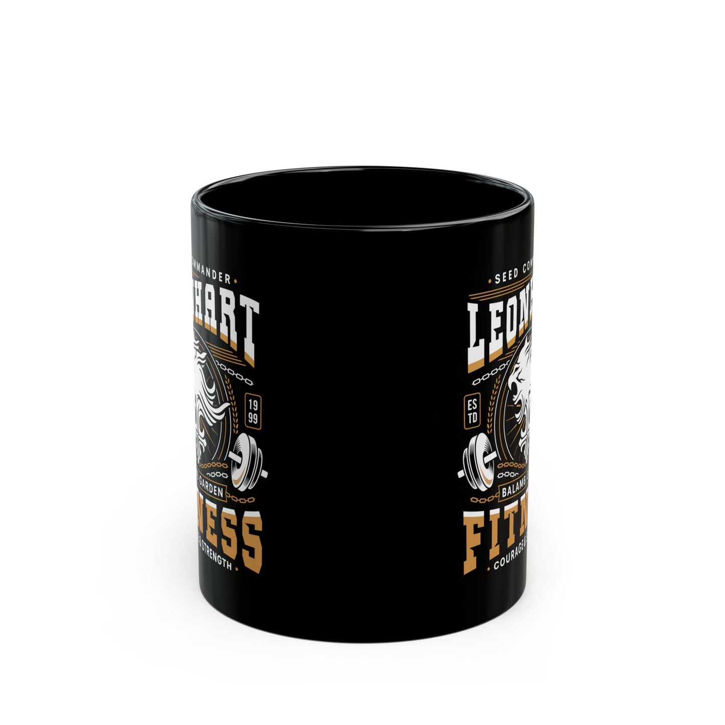 Squall Seed Fitness Emblem Black Mug