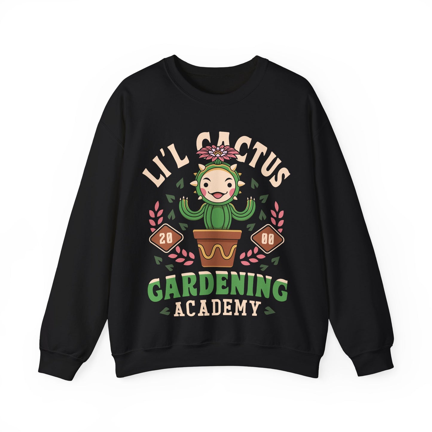 Lil Cactus Gardening Academy Crewneck Sweatshirt