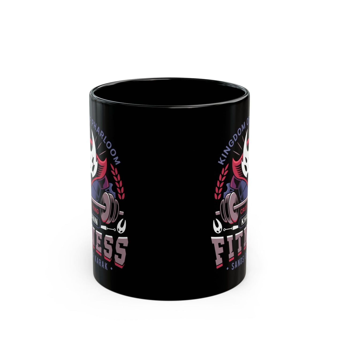 Pharloom Fitness Emblem Black Mug