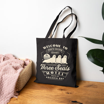 Three Seals Motel Emblem Canvas Tote Bag