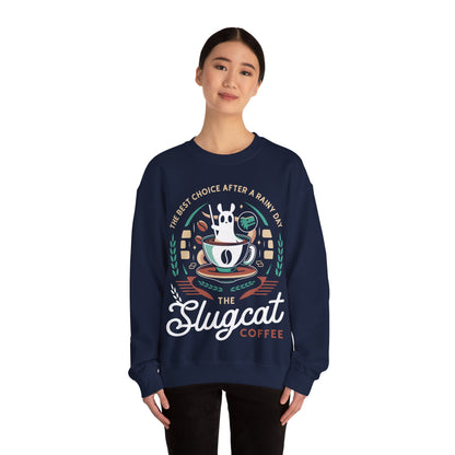 Slugcat Coffee Emblem Unisex Crewneck Sweatshirt