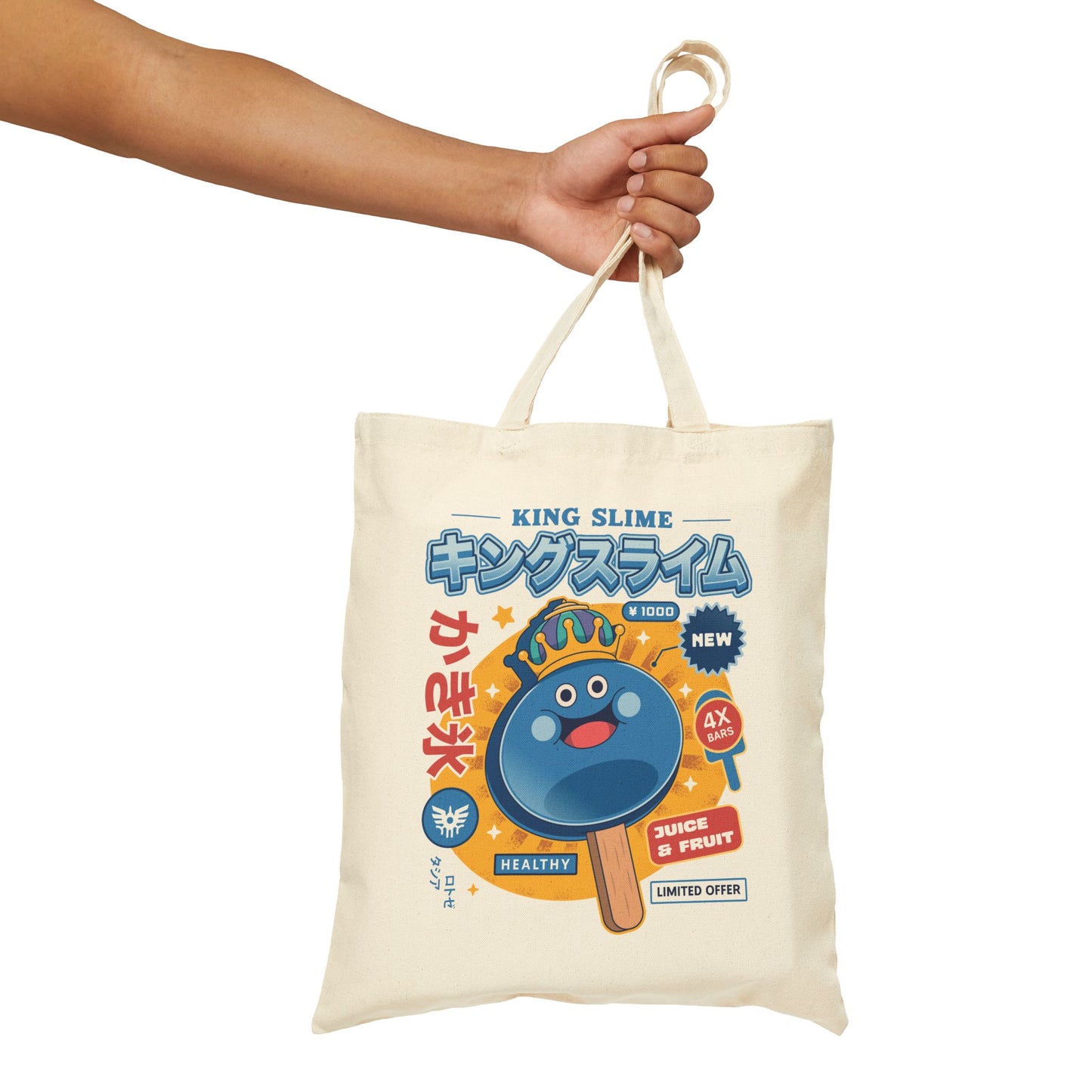 King Slime Ice Cream Tote Bag