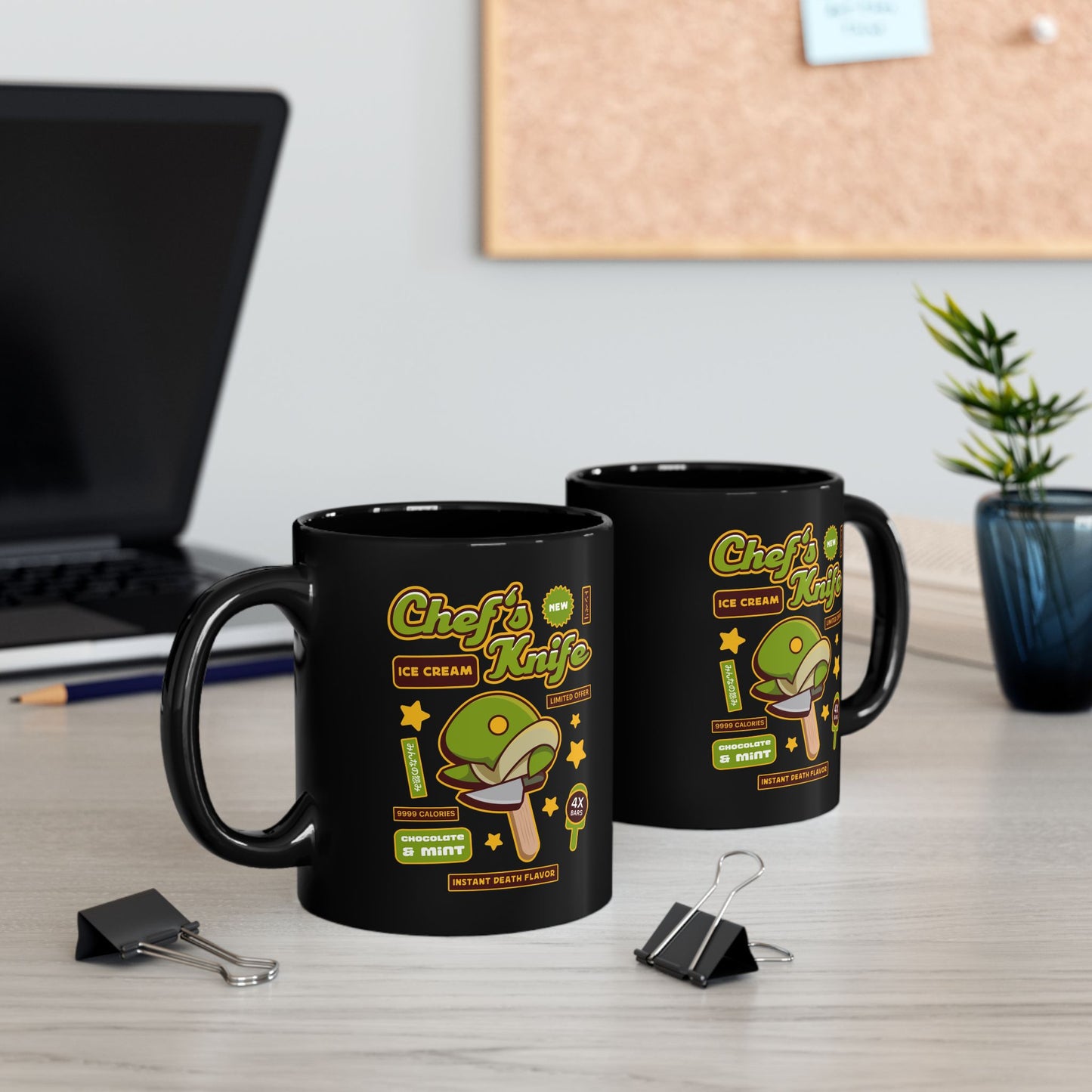 Tonberry Ice Cream Black Mug