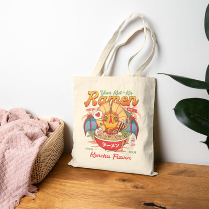 Yian Kut Ku Ramen Vintage Canvas Tote Bag