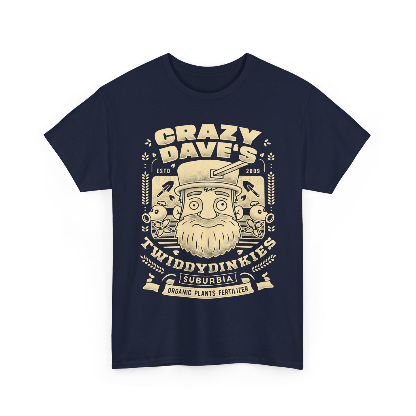 Crazy Dave Emblem Grunge Unisex T-Shirt
