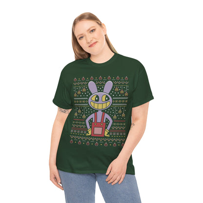 Jax Purple Rabbit Ugly Sweater Unisex T-Shirt