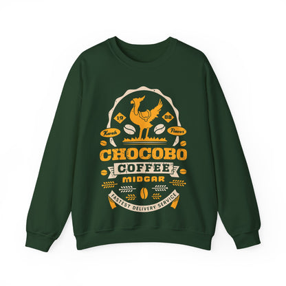 Chocobo Coffee Grunge Unisex Crewneck Sweatshirt