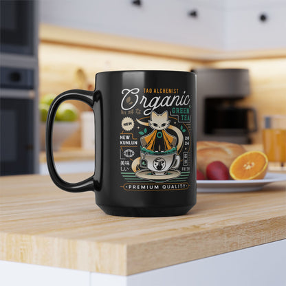 Mysterious Alchemist Green Tea Black Mug