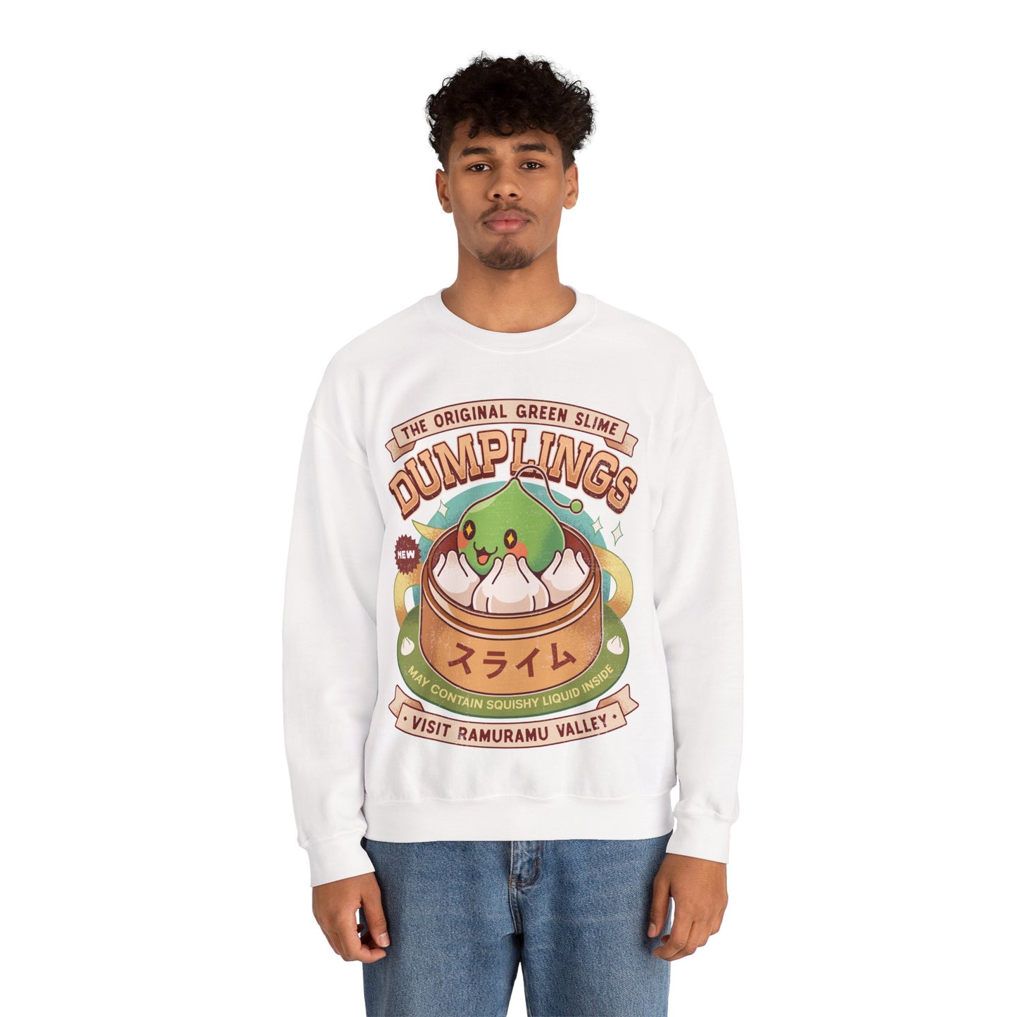 Ramuramu Valley Dumplings Vintage Crewneck Sweatshirt