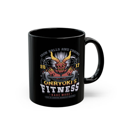 Onryoki Fitness Black Mug