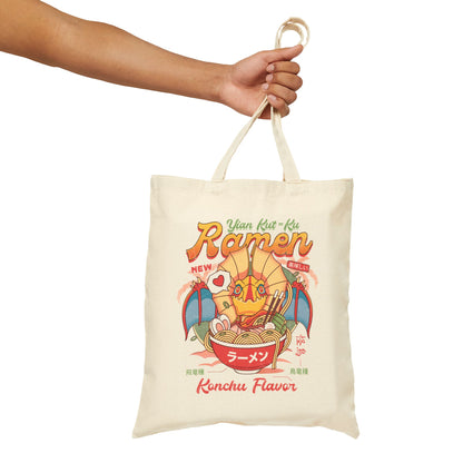 Yian Kut Ku Ramen Vintage Canvas Tote Bag