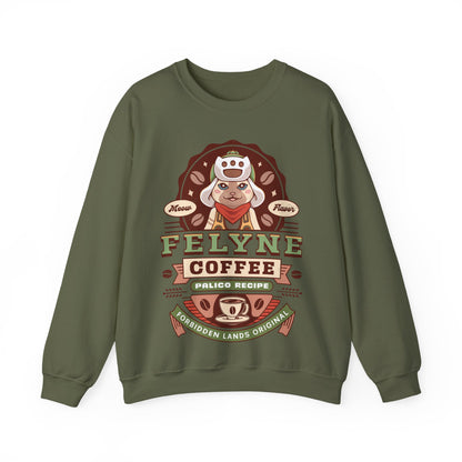 Felyne Palico Coffee Vintage Unisex Crewneck Sweatshirt