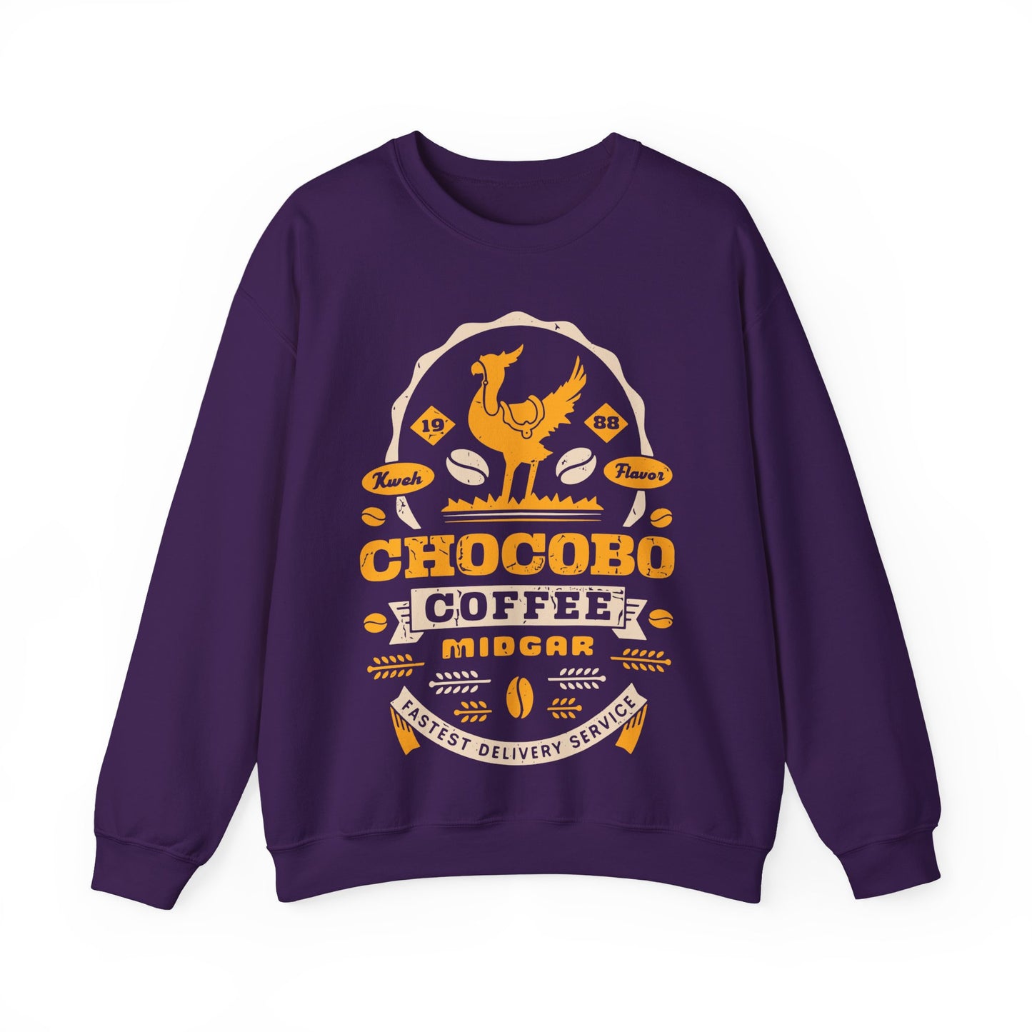 Chocobo Coffee Grunge Unisex Crewneck Sweatshirt
