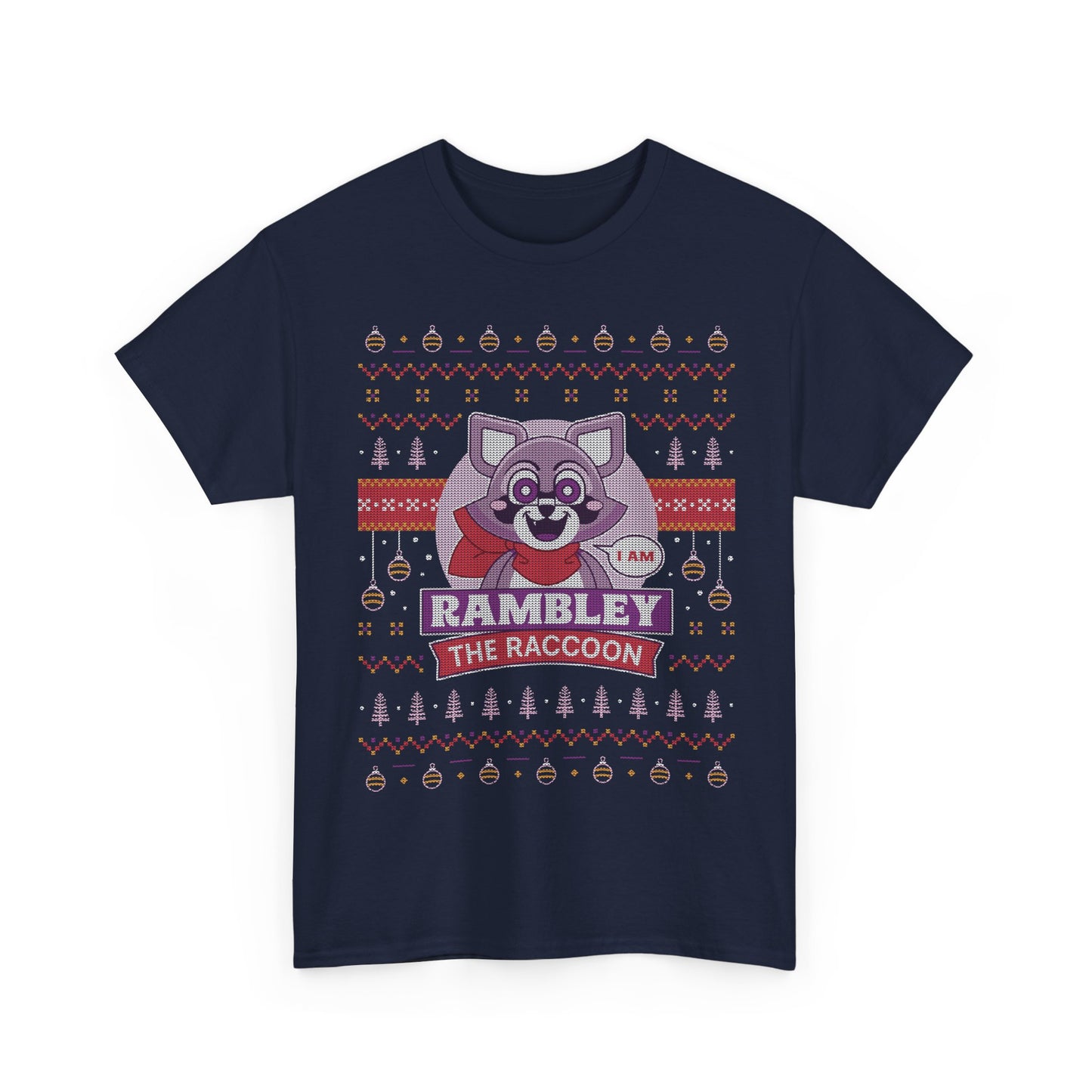 Rambley Raccoon Ugly Sweater Unisex T-Shirt