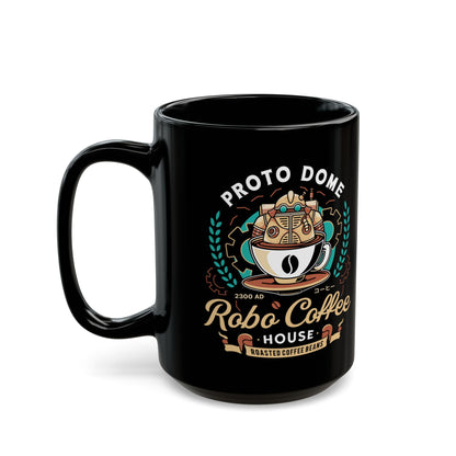 Proto Dome Robo Coffee Crest Black Mug
