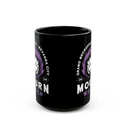 Mourn Watch Emblem Black Mug