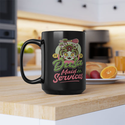 Dusa Maid Emblem Black Mug