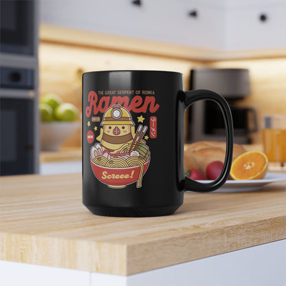 Serpent Of Ronka Ramen Black Mug