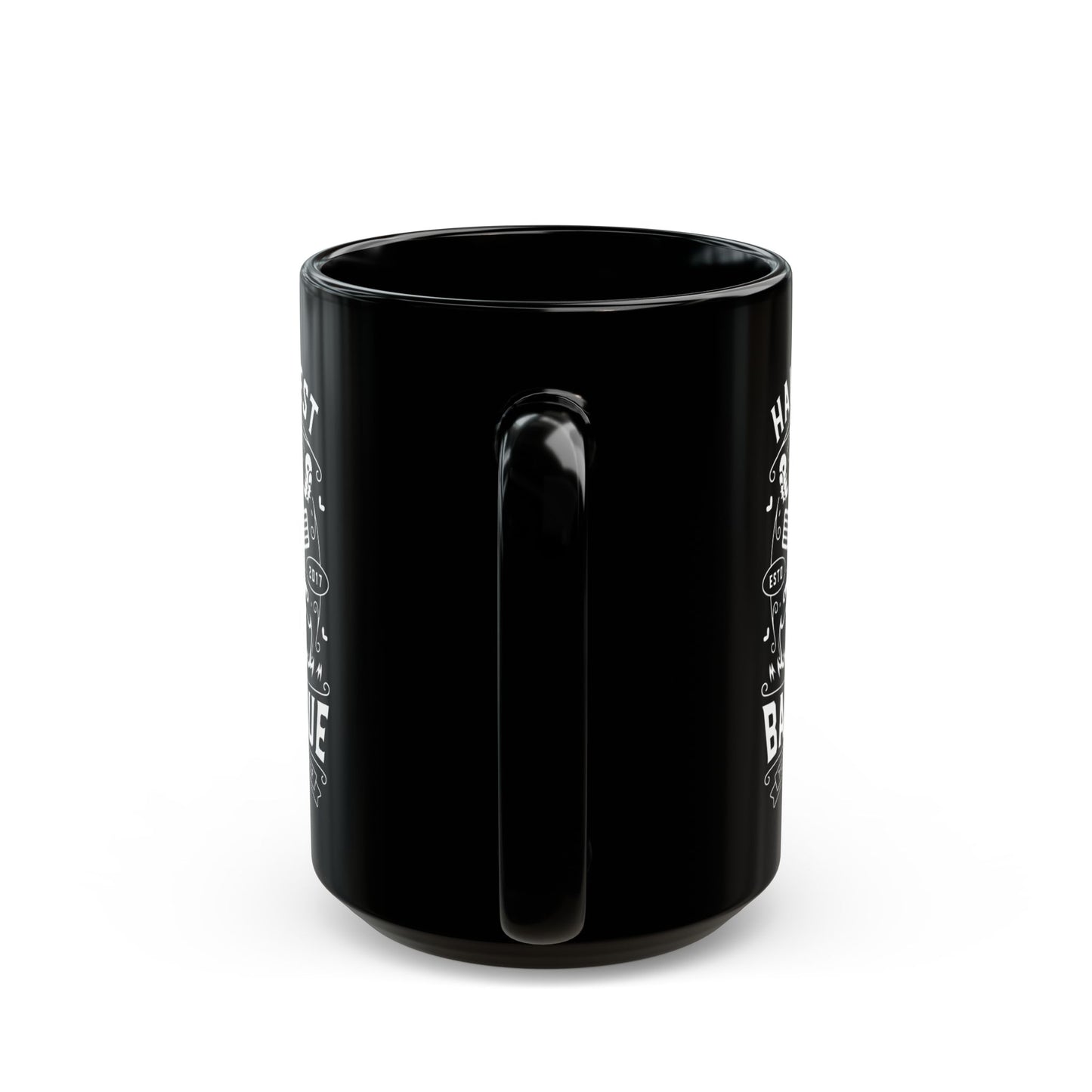 Hallownest Barbecue Emblem Black Mug