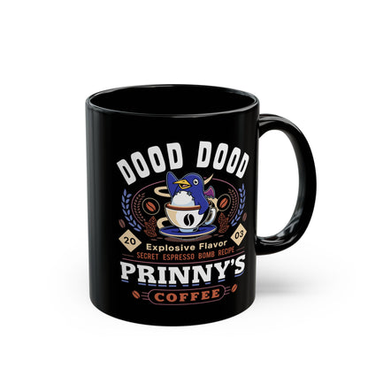 Prinny Dood Coffee Emblem Black Mug