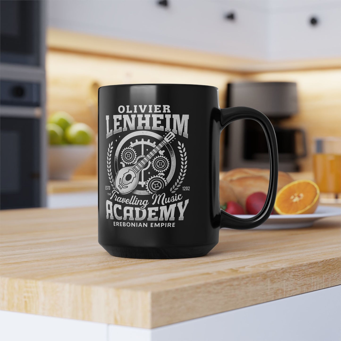 Olivier Lenheim Academy Black Mug