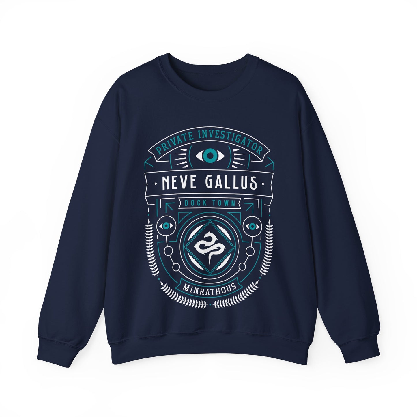Minrathous Private Investigator Crest Unisex Crewneck Sweatshirt