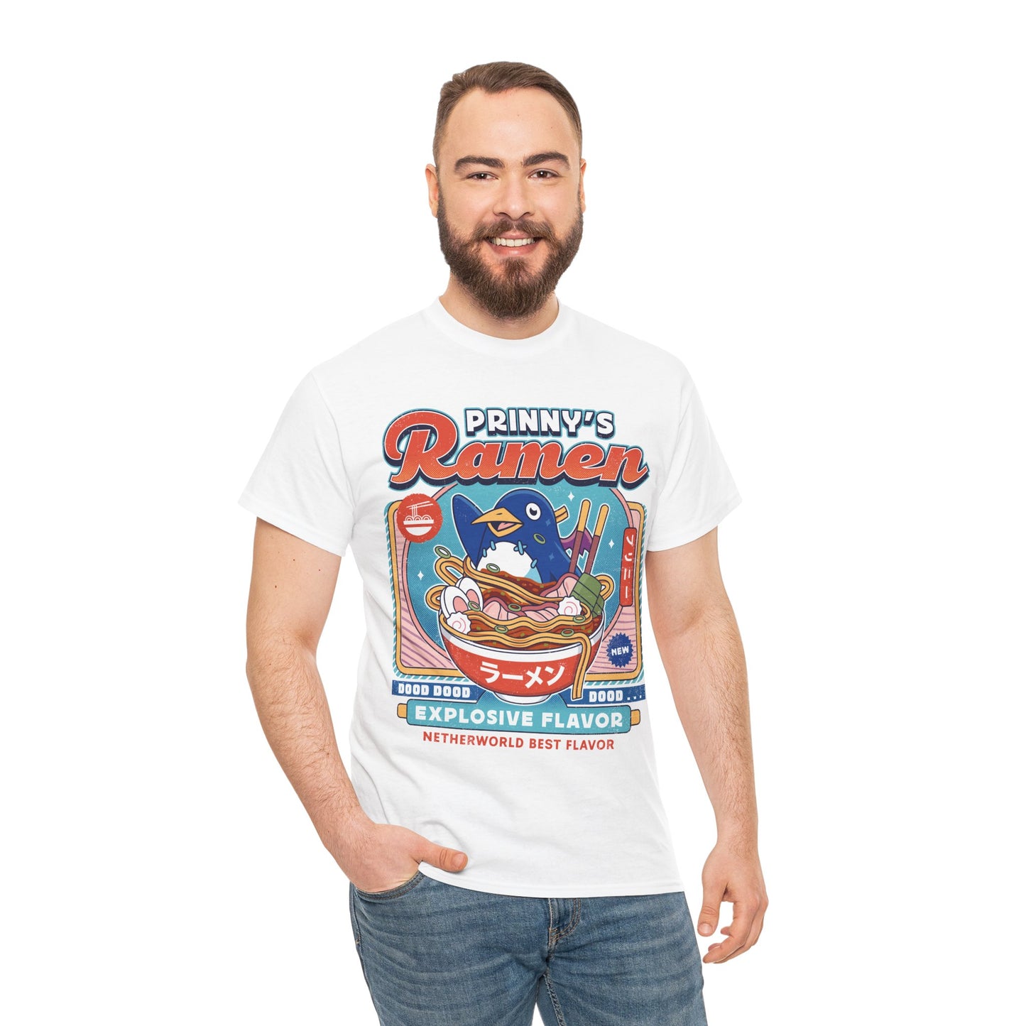Prinny Dood Ramen Vintage Unisex T-Shirt