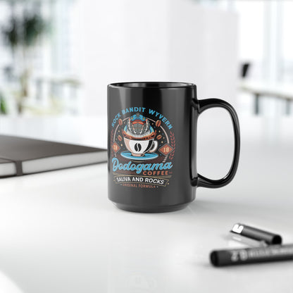 Dodogama Coffee Emblem Black Mug
