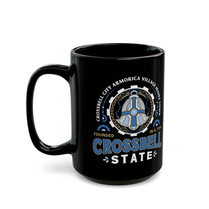 Crossbell State Crest Black Mug