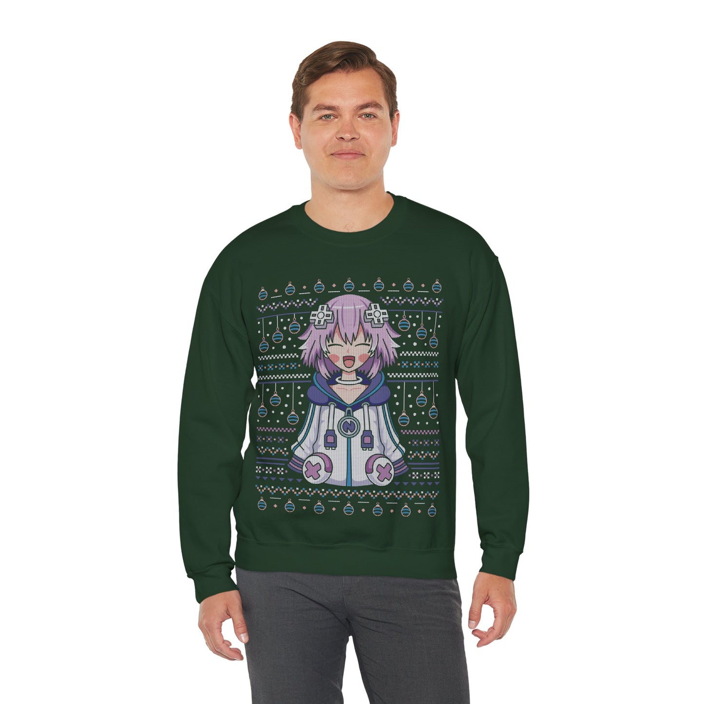 Planeptune Ugly Sweater Crewneck Sweatshirt