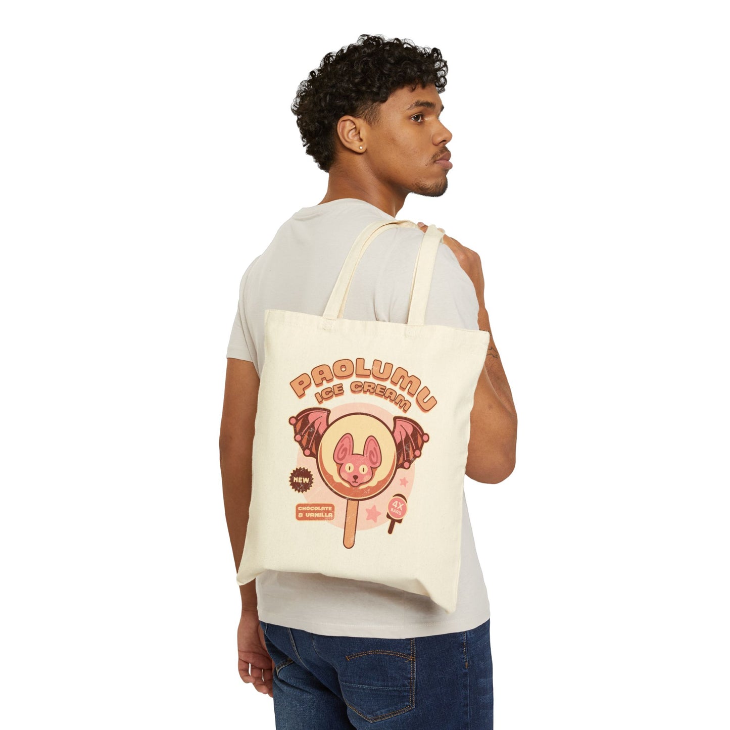 Paolumu Ice Cream Canvas Tote Bag
