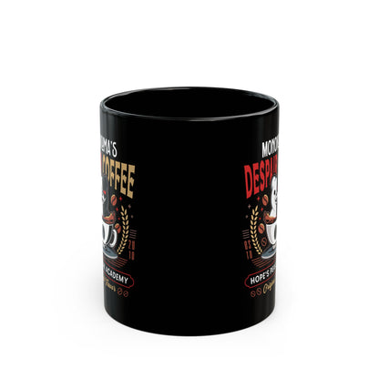 Hopes Peak Academy Coffee Crest Black Mug