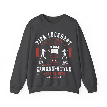 Tifa Lockhart Martial Arts Club Unisex Crewneck Sweatshirt