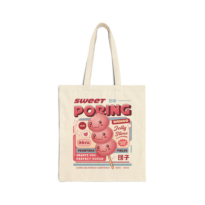 Poring Dango Cotton Canvas Tote Bag