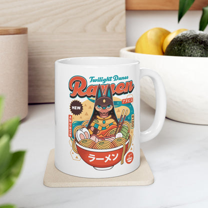 Twilight Dunes Ramen Vintage Ceramic Mug